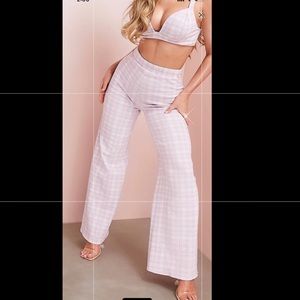 ASOS two piece pink plaid!